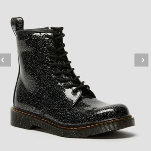 Dr. Martens kids size 4 boot in cosmic glitter